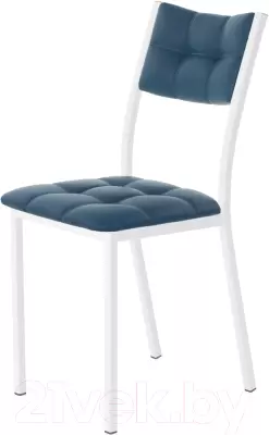 Стул AMC Comfort 3К6.13 (кожзам атлантик/белый) фото