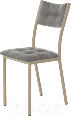 Стул AMC Comfort 3К10.5 (кожзам графит/капучино) фото