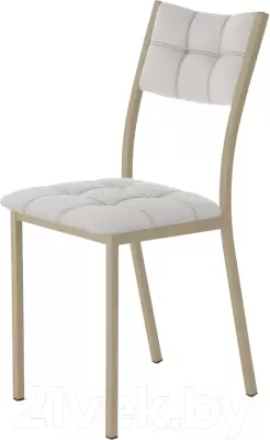 Стул AMC Comfort 3К10.6 (кожзам серый/капучино) фото