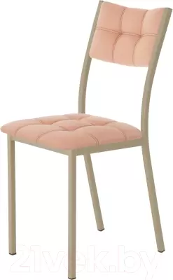 Стул AMC Comfort 3К10.7 (кожзам коралл/капучино) фото