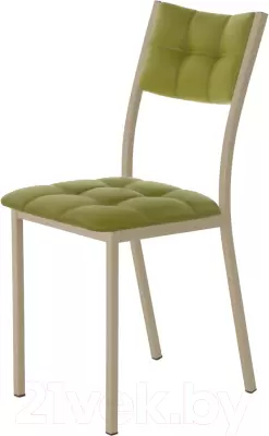 Стул AMC Comfort 3К10.11 (кожзам оливковый/капучино) фото