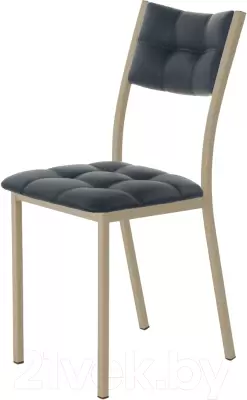 Стул AMC Comfort 3К10.16 (кожзам антрацит/капучино) фото