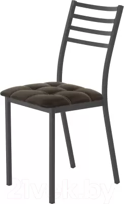 Стул AMC Comfort 4К1.2 (кожзам венге/черный) фото