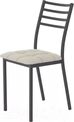 Стул AMC Comfort 4К1.3 (кожзам бежевый/черный) фото
