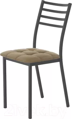 Стул AMC Comfort 4К1.4 (кожзам какао/черный) фото