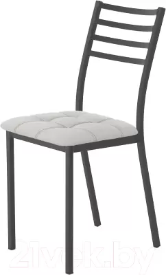 Стул AMC Comfort 4К1.6 (кожзам серый/черный) фото