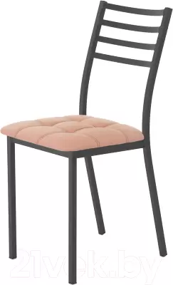 Стул AMC Comfort 4К1.7 (кожзам коралл/черный) фото