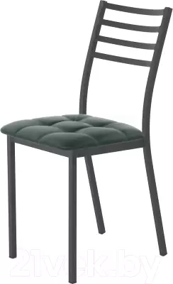 Стул AMC Comfort 4К1.9 (кожзам зеленый/черный) фото