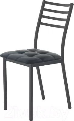 Стул AMC Comfort 4К1.16 (кожзам антрацит/черный) фото