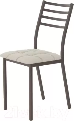 Стул AMC Comfort 4К2.3 (кожзам бежевый/коричневый) фото