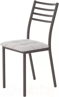 Стул AMC Comfort 4К2.6 (кожзам серый/коричневый) фото
