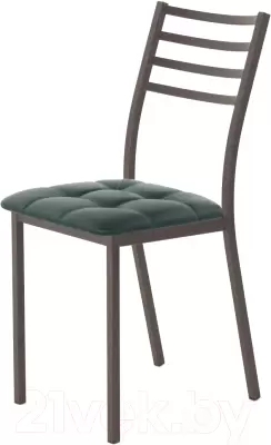 Стул AMC Comfort 4К2.9 (кожзам зеленый/коричневый) фото