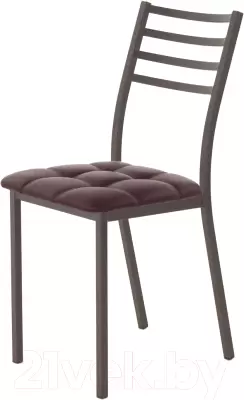 Стул AMC Comfort 4К2.14 (кожзам бордо/коричневый) фото
