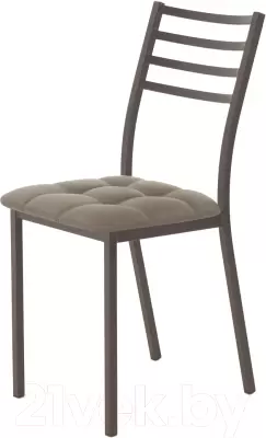Стул AMC Comfort 4К2.17 (кожзам капучино/коричневый) фото