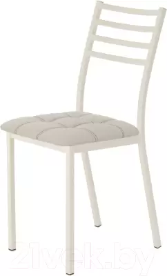 Стул AMC Comfort 4К3.3 (кожзам бежевый/слоновая кость) фото