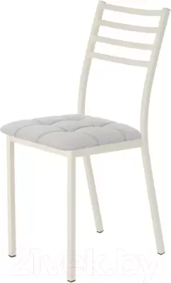 Стул AMC Comfort 4К3.6 (кожзам серый/слоновая кость) фото
