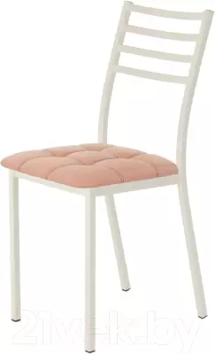 Стул AMC Comfort 4К3.7 (кожзам коралл/слоновая кость) фото