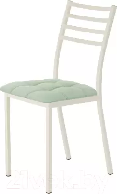 Стул AMC Comfort 4К3.10 (кожзам мятный/слоновая кость) фото