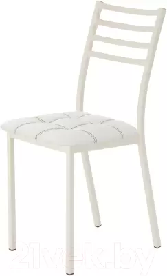 Стул AMC Comfort 4К3.12 (кожзам белый/слоновая кость) фото