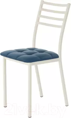 Стул AMC Comfort 4К3.13 (кожзам атлантик/слоновая кость) фото