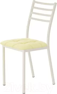 Стул AMC Comfort 4К3.15 (кожзам светло-желтый/слоновая кость) фото