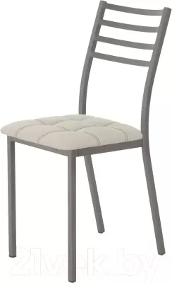 Стул AMC Comfort 4К4.3 (кожзам бежевый/графит) фото