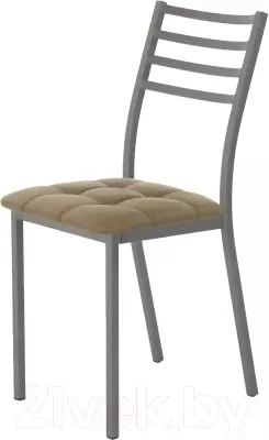Стул AMC Comfort 4К4.4 (кожзам какао/графит) фото