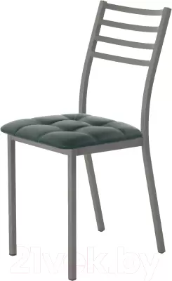 Стул AMC Comfort 4К4.9 (кожзам зеленый/графит) фото
