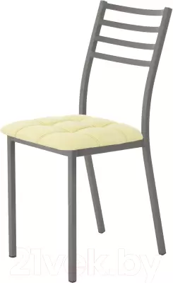 Стул AMC Comfort 4К4.15 (кожзам светло-желтый/графит) фото