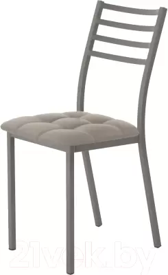 Стул AMC Comfort 4К4.18 (кожзам латте/графит) фото