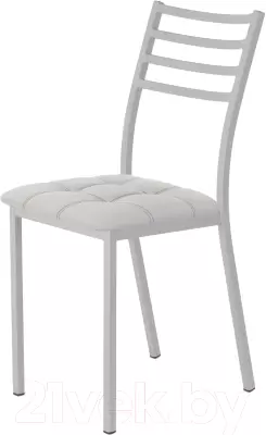 Стул AMC Comfort 4К5.6 (кожзам серый/серебристый) фото