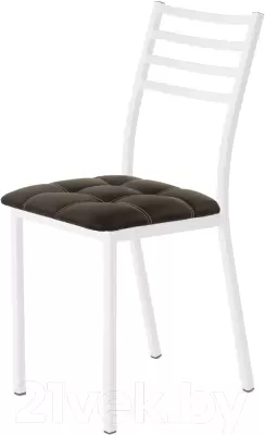 Стул AMC Comfort 4К6.2 (кожзам венге/белый) фото