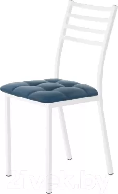 Стул AMC Comfort 4К6.13 (кожзам атлантик/белый) фото