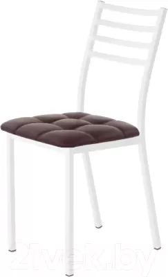 Стул AMC Comfort 4К6.14 (кожзам бордо/белый) фото