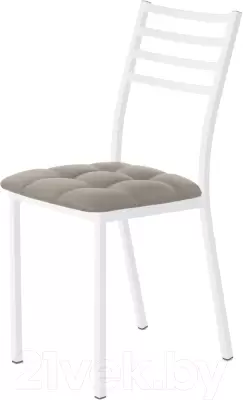 Стул AMC Comfort 4К6.18 (кожзам латте/белый) фото