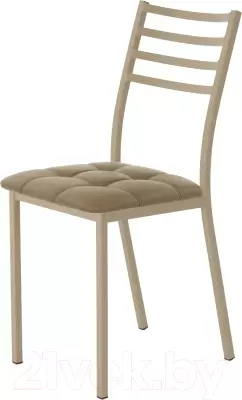 Стул AMC Comfort 4К10.4 (кожзам какао/капучино) фото
