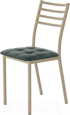 Стул AMC Comfort 4К10.9 (кожзам зеленый/капучино) фото