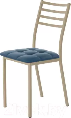 Стул AMC Comfort 4К10.13 (кожзам атлантик/капучино) фото