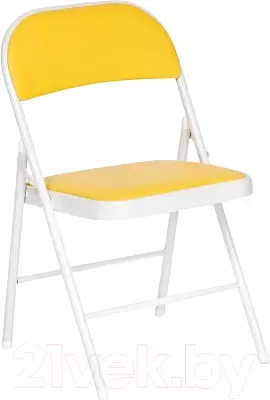 Стул Tetchair Folder (желтый/белый) фото