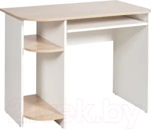 Компьютерный стол Мебель-Класс Компакт (белый/дуб сонома) фото