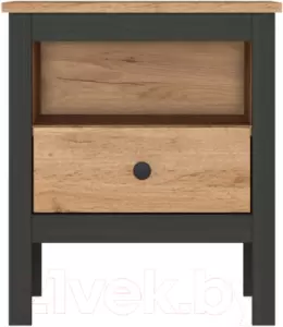 Прикроватная тумба Black Red White Loft KOM1S фото