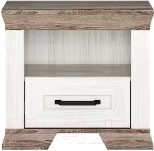 Прикроватная тумба Black Red White Marselle KOM1S фото