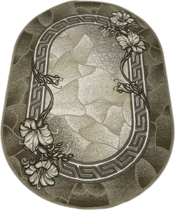 Ковер Белка Лайла де Люкс 15805 10822 Овал фото