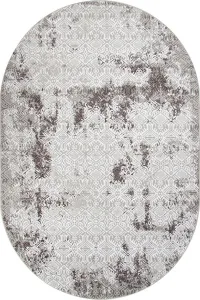 Ковер Merinos Silver F392-OVAL-GRAY фото