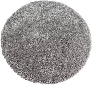 Ковер LAXMI Fluffy 01 круг (2x2, Light Grey) фото
