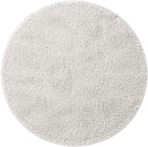 Ковер LAXMI Fluffy 01 круг (2x2, White) фото