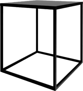 Журнальный столик Metaldesign Кварт-М MD 7000.01.01 Noir фото