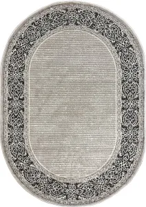 Ковер Bossan Saphir D562C-KREM-GRI-OVAL фото