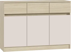 Комод Стендмебель Луиза 3 ящика 120х84х39 фото