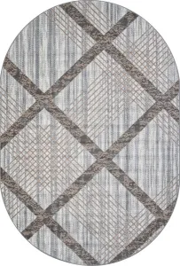 Ковер Merinos Sierra F351-OVAL-CREAM-BLUE фото